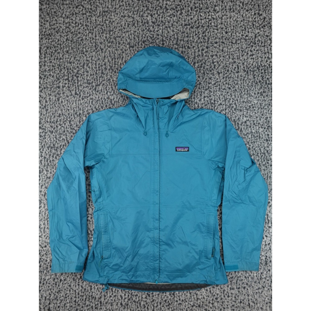 Patagonia Torrentshell H2No Rain Jacket Women Small Blue‎ 83807 Waterproof